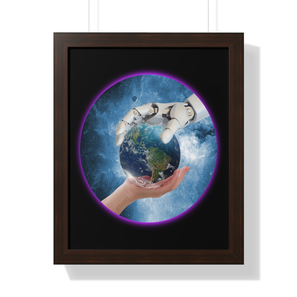 Our Future Starts Now (Framed Poster) - etzart
