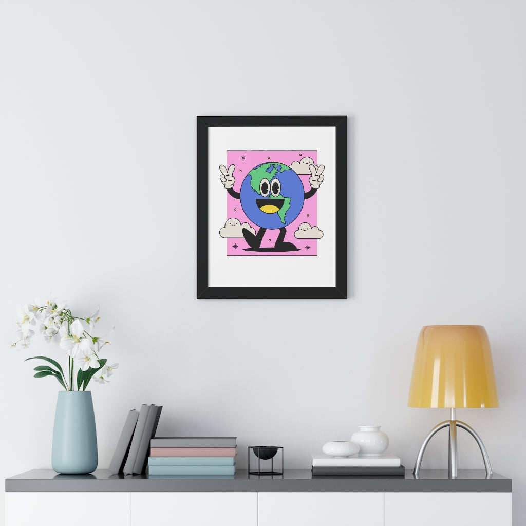 Peace Earth (Framed Poster) - etzart