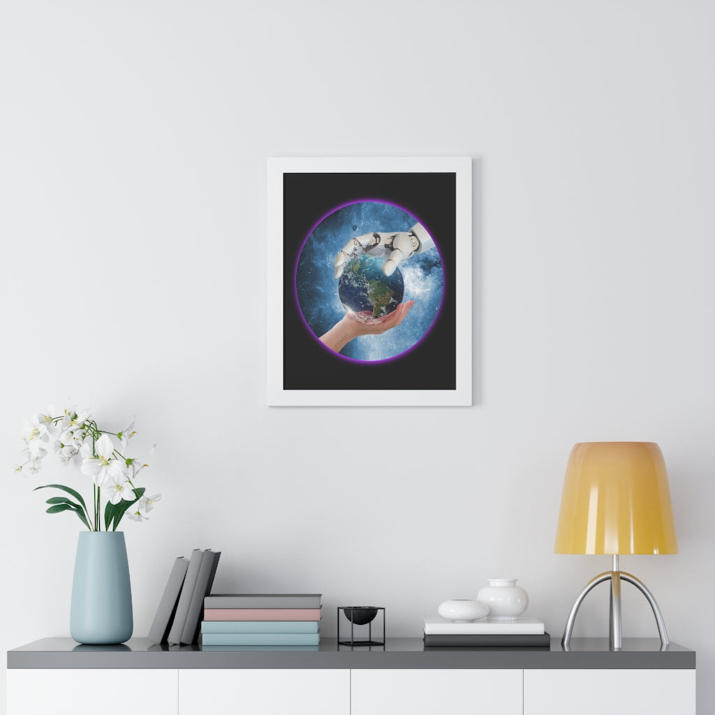 Our Future Starts Now (Framed Poster) - etzart