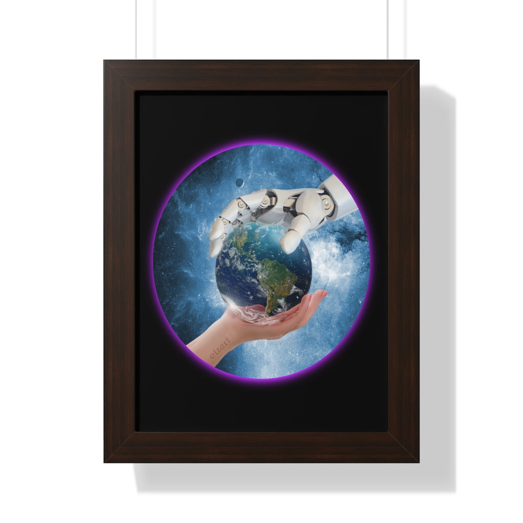 Our Future Starts Now (Framed Poster) - etzart