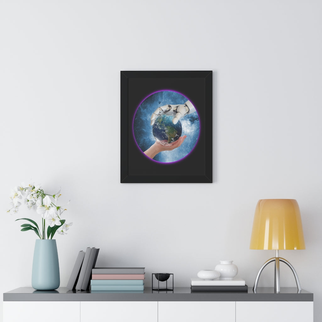 Our Future Starts Now (Framed Poster) - etzart