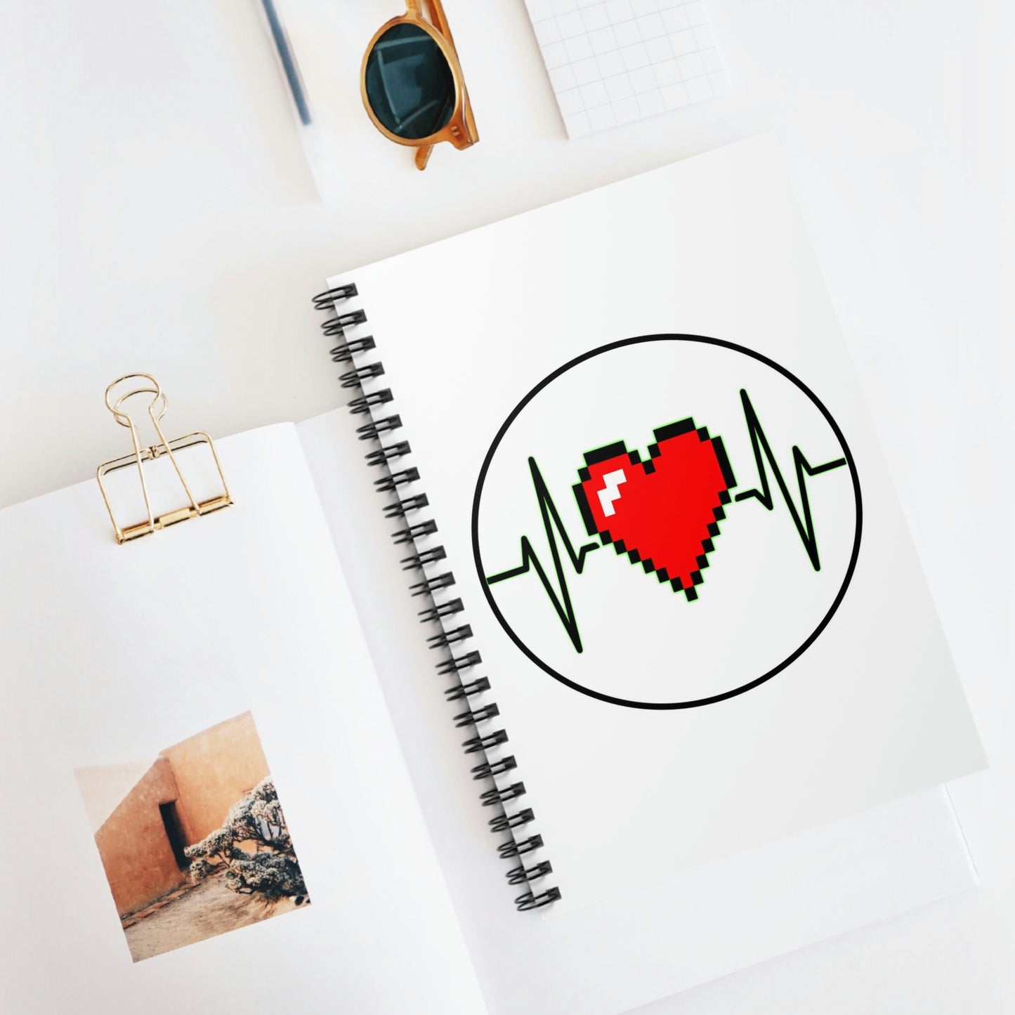 Heart of a Gamer Notebook - etzart