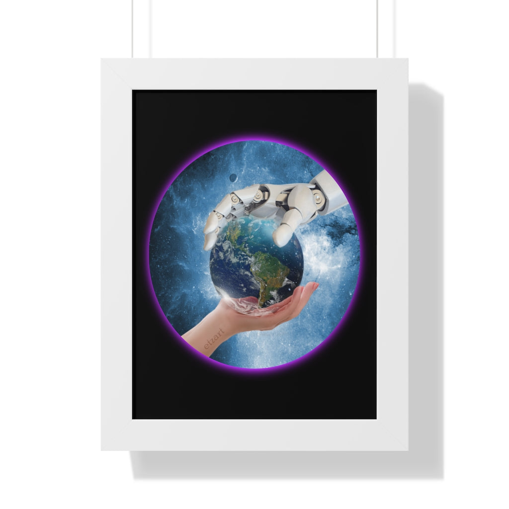 Our Future Starts Now (Framed Poster) - etzart