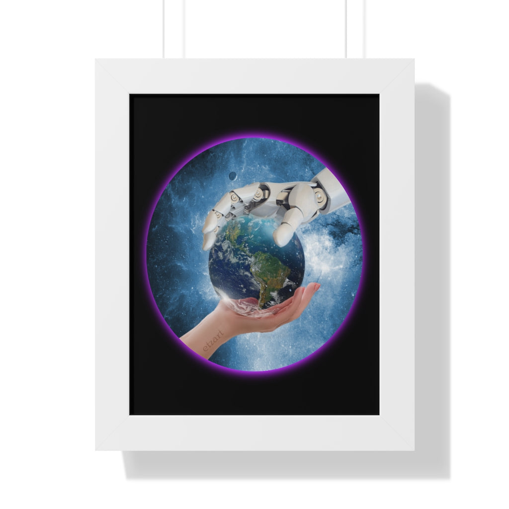 Our Future Starts Now (Framed Poster) - etzart