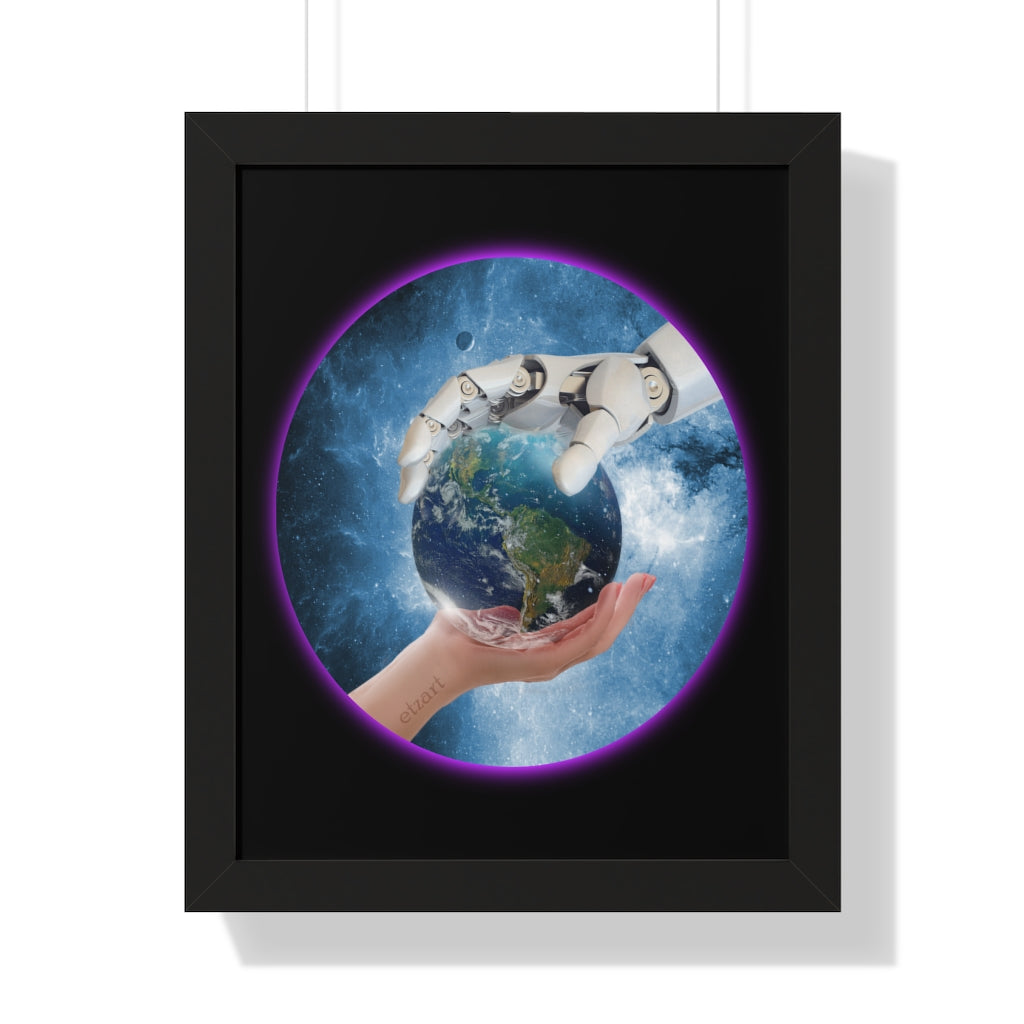 Our Future Starts Now (Framed Poster) - etzart
