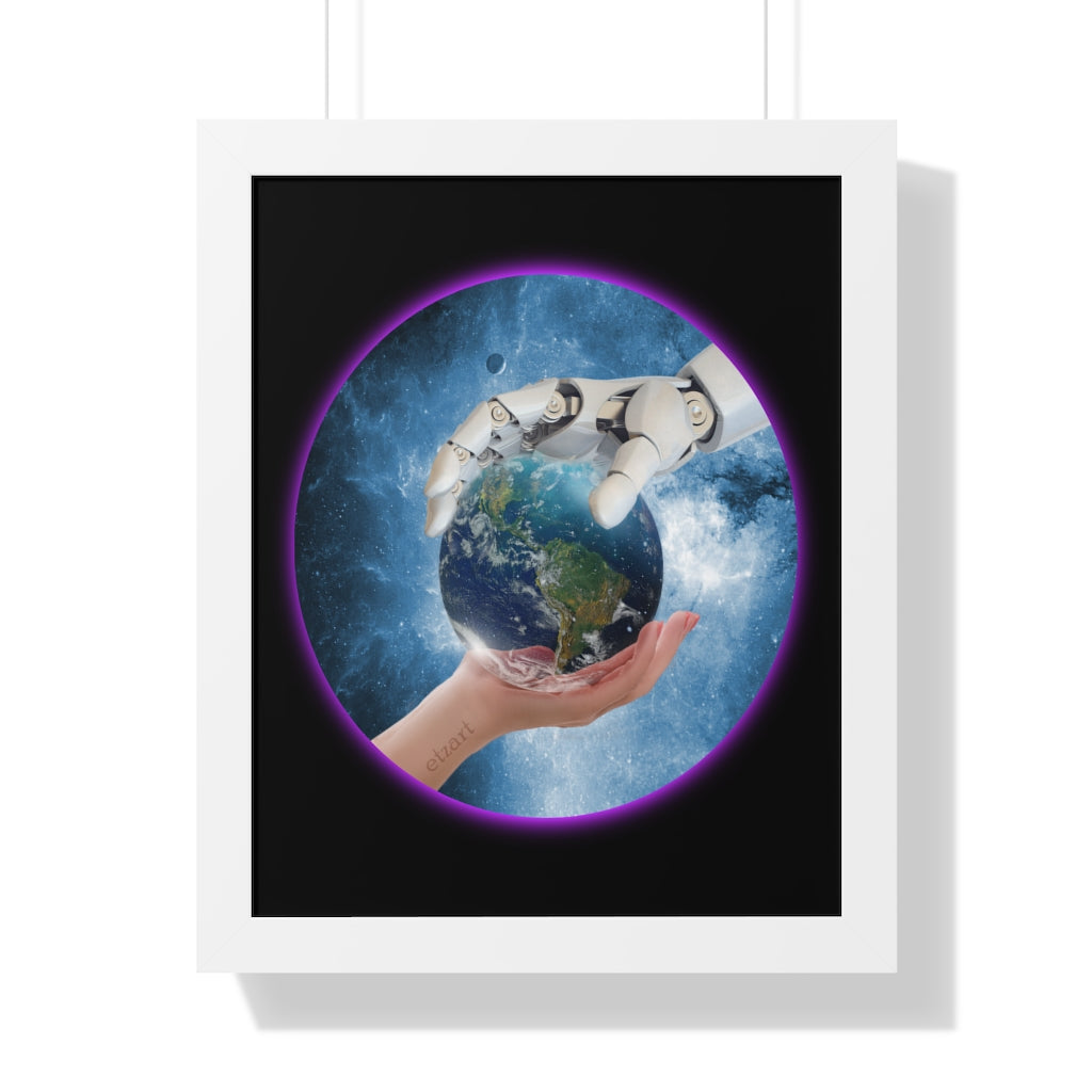 Our Future Starts Now (Framed Poster) - etzart