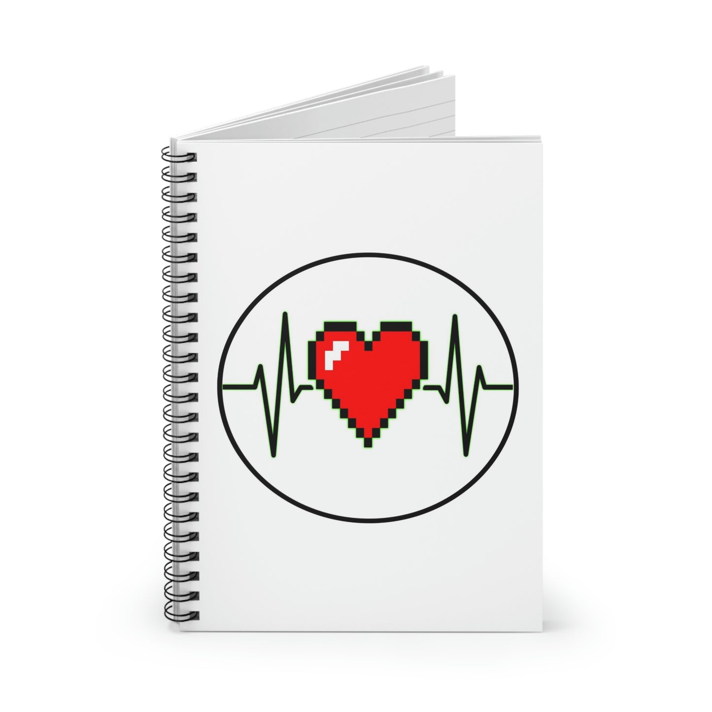 Heart of a Gamer Notebook - etzart