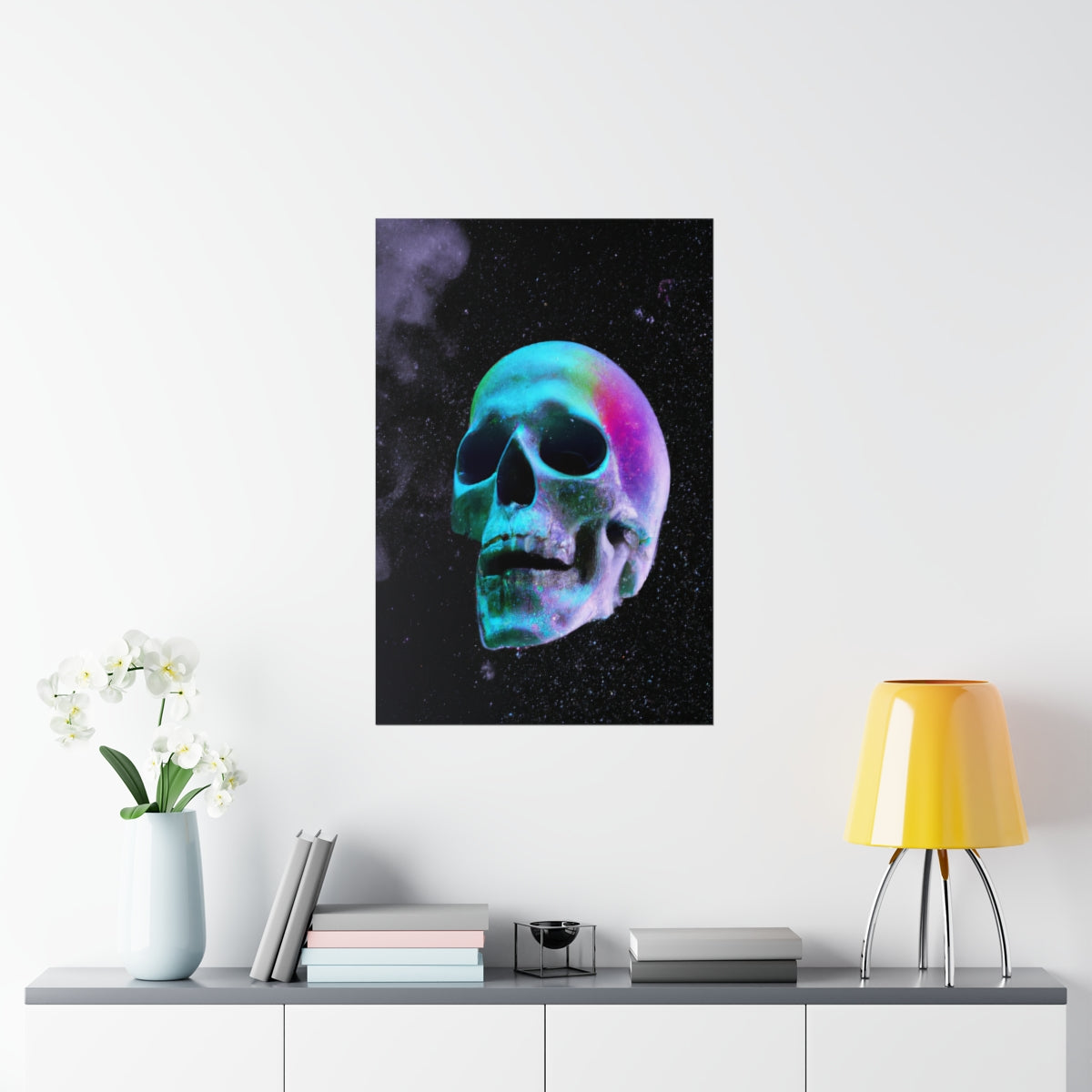 The Fabulous Space Skull Poster - etzart