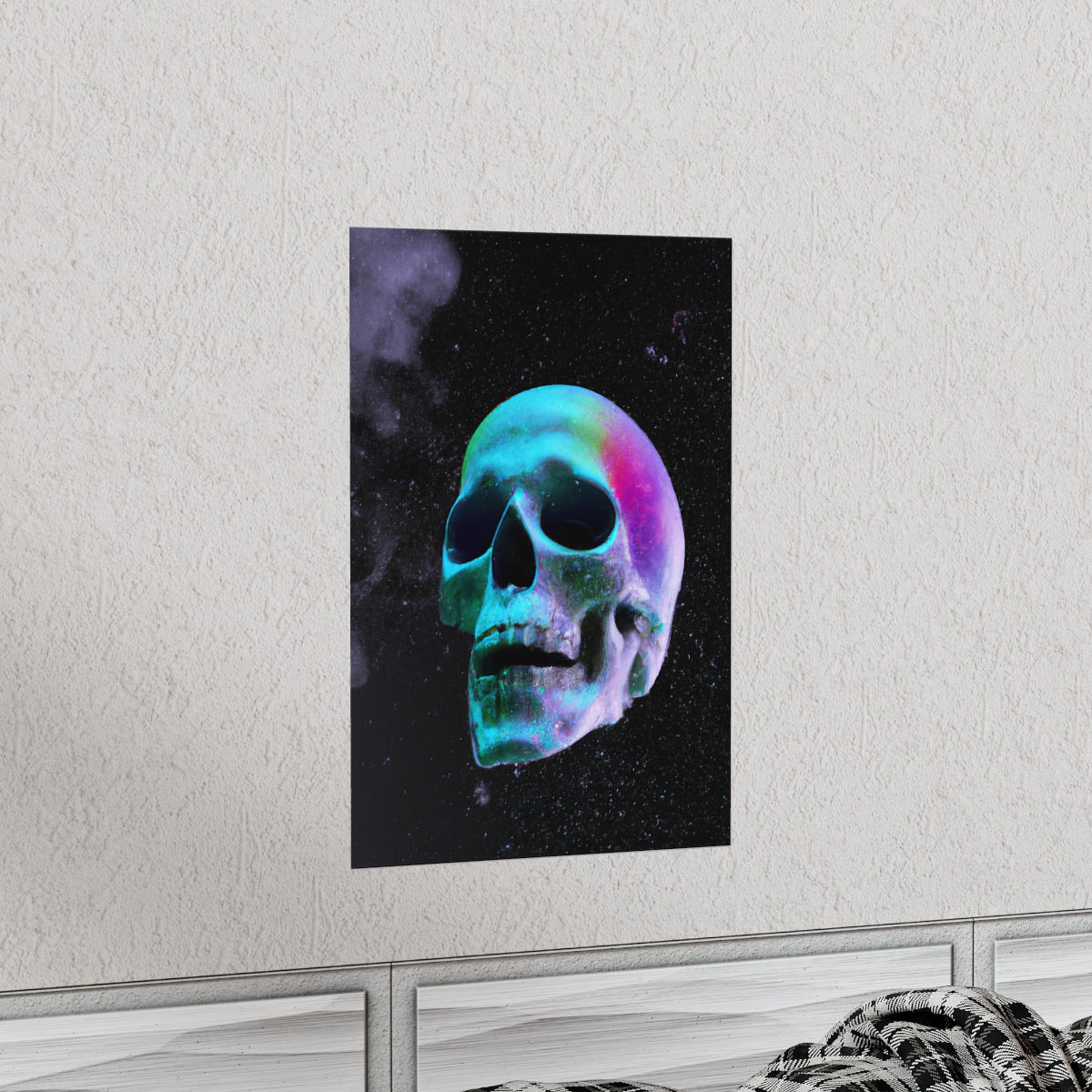 The Fabulous Space Skull Poster - etzart