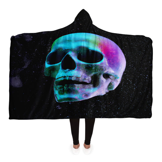 The Fabulous Space Skull Hooded Blanket - etzart
