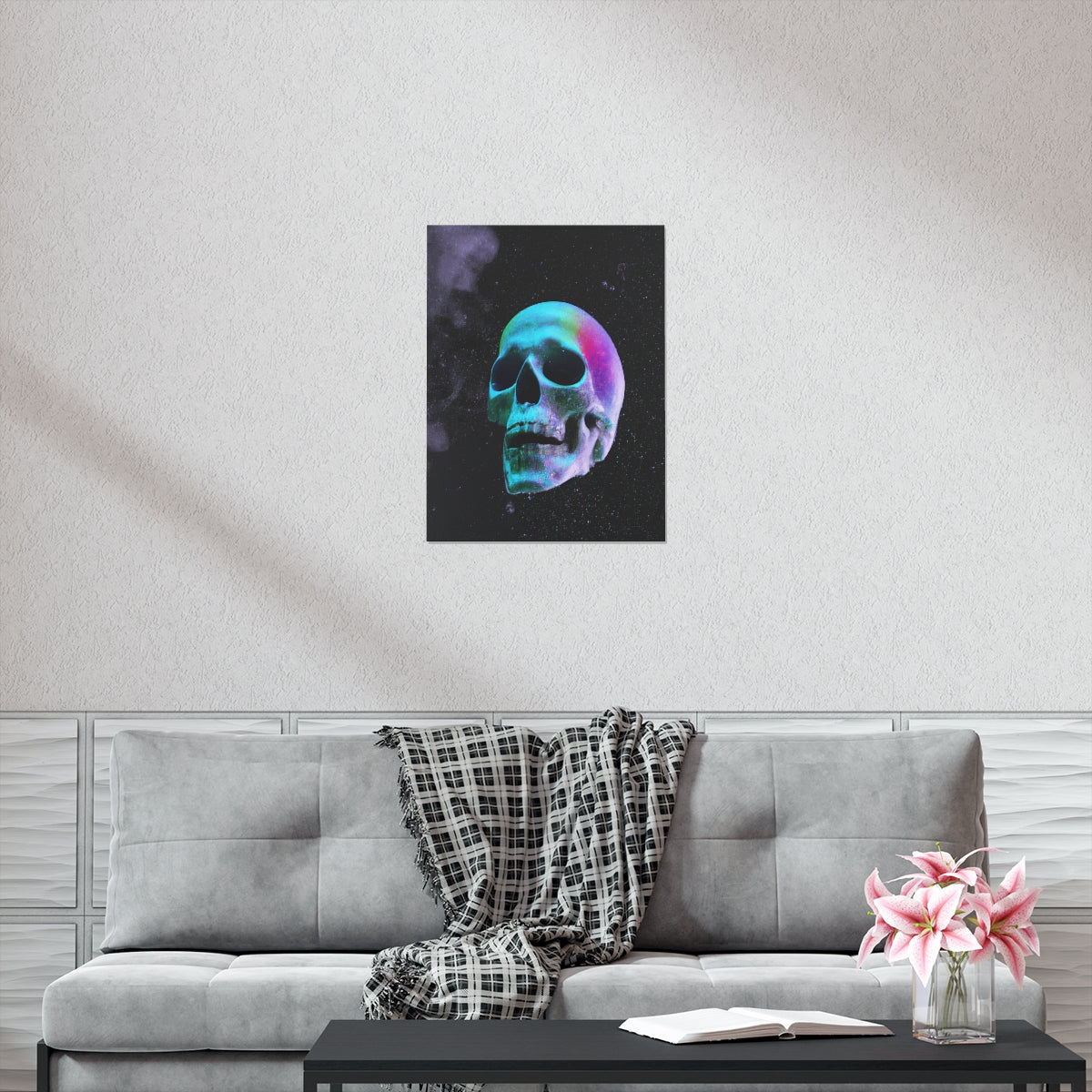 The Fabulous Space Skull Poster - etzart