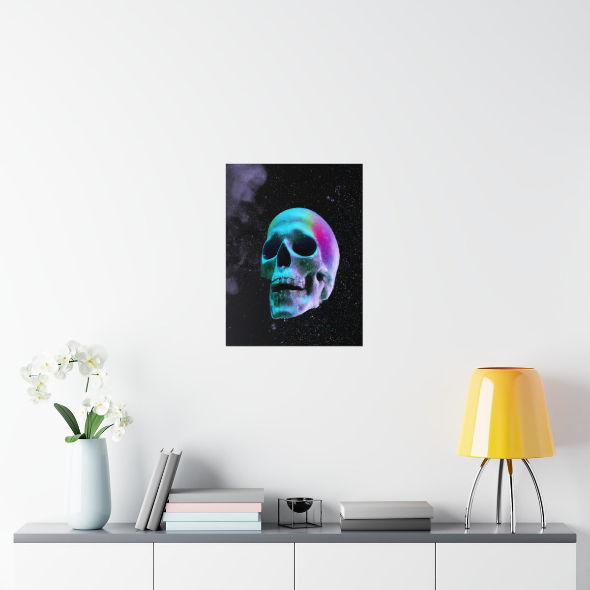 The Fabulous Space Skull Poster - etzart