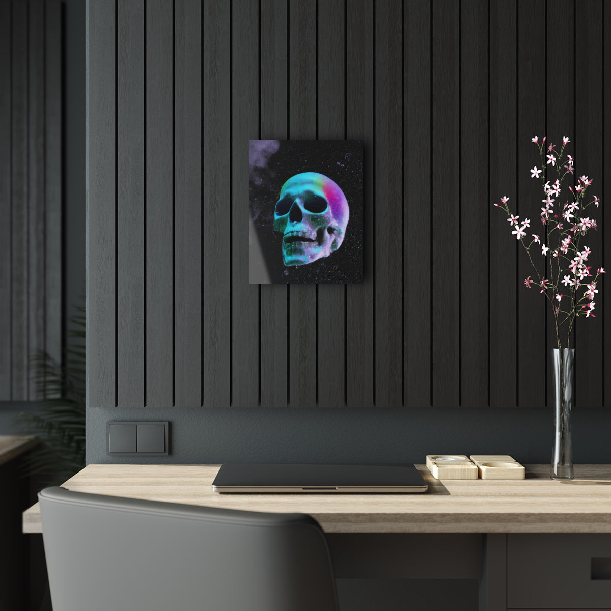 The Fabulous Space Skull Acrylic - etzart