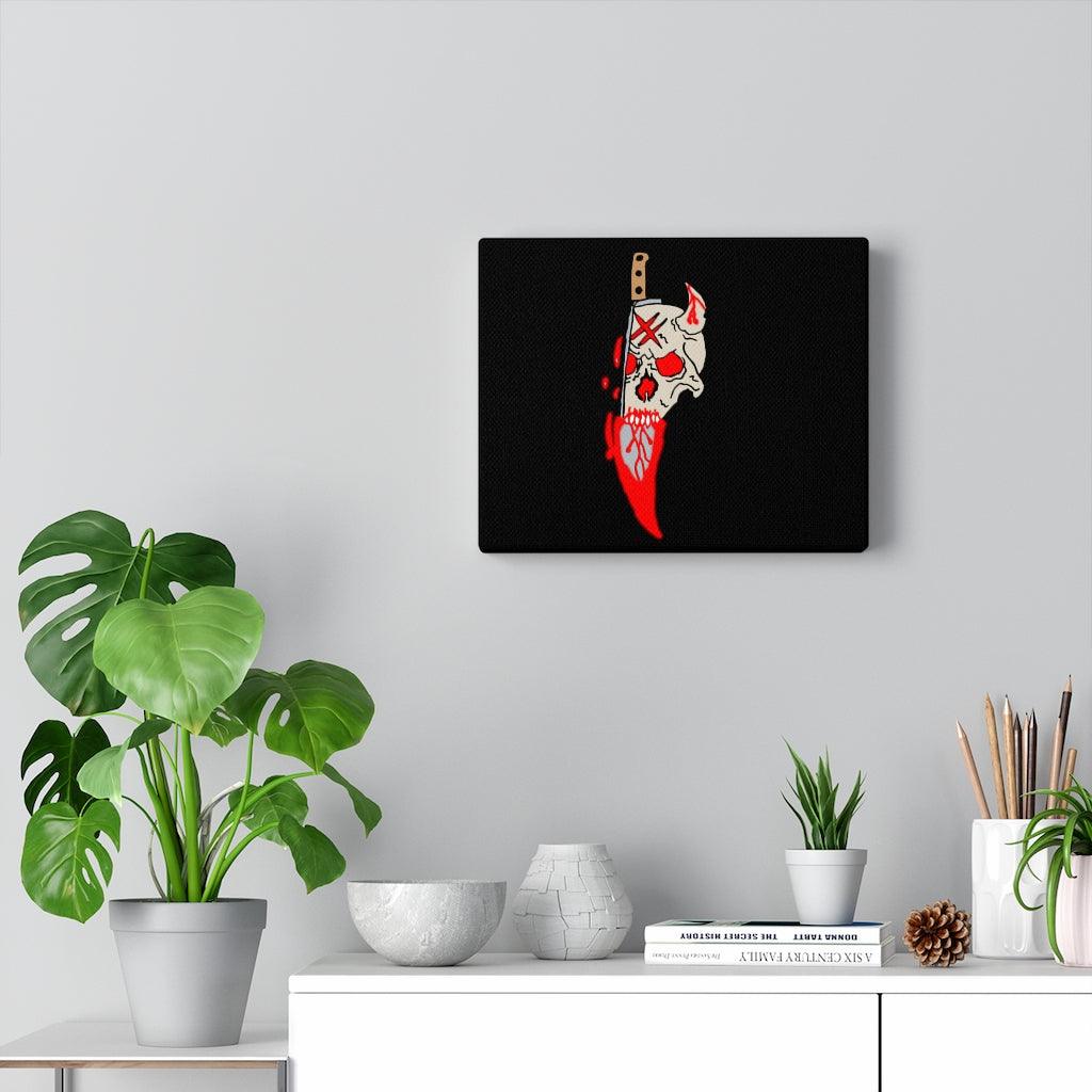 Blood Skull (Canvas) - etzart