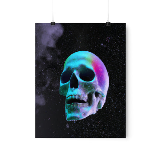 The Fabulous Space Skull Poster - etzart