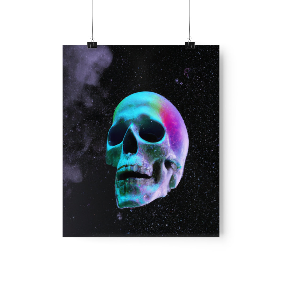 The Fabulous Space Skull Poster - etzart