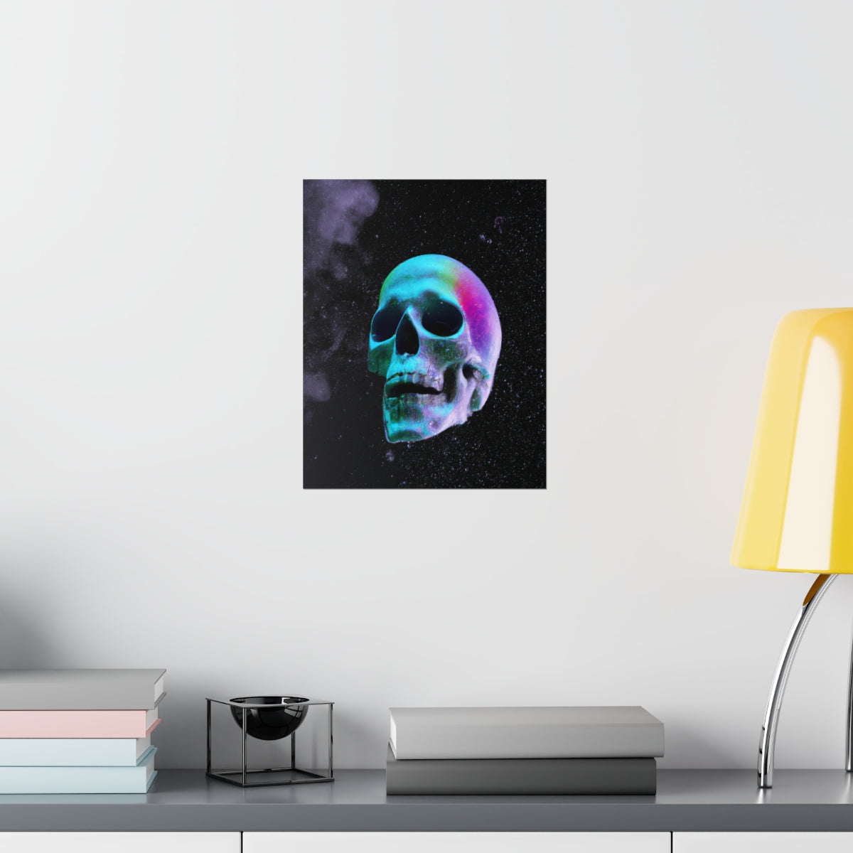 The Fabulous Space Skull Poster - etzart