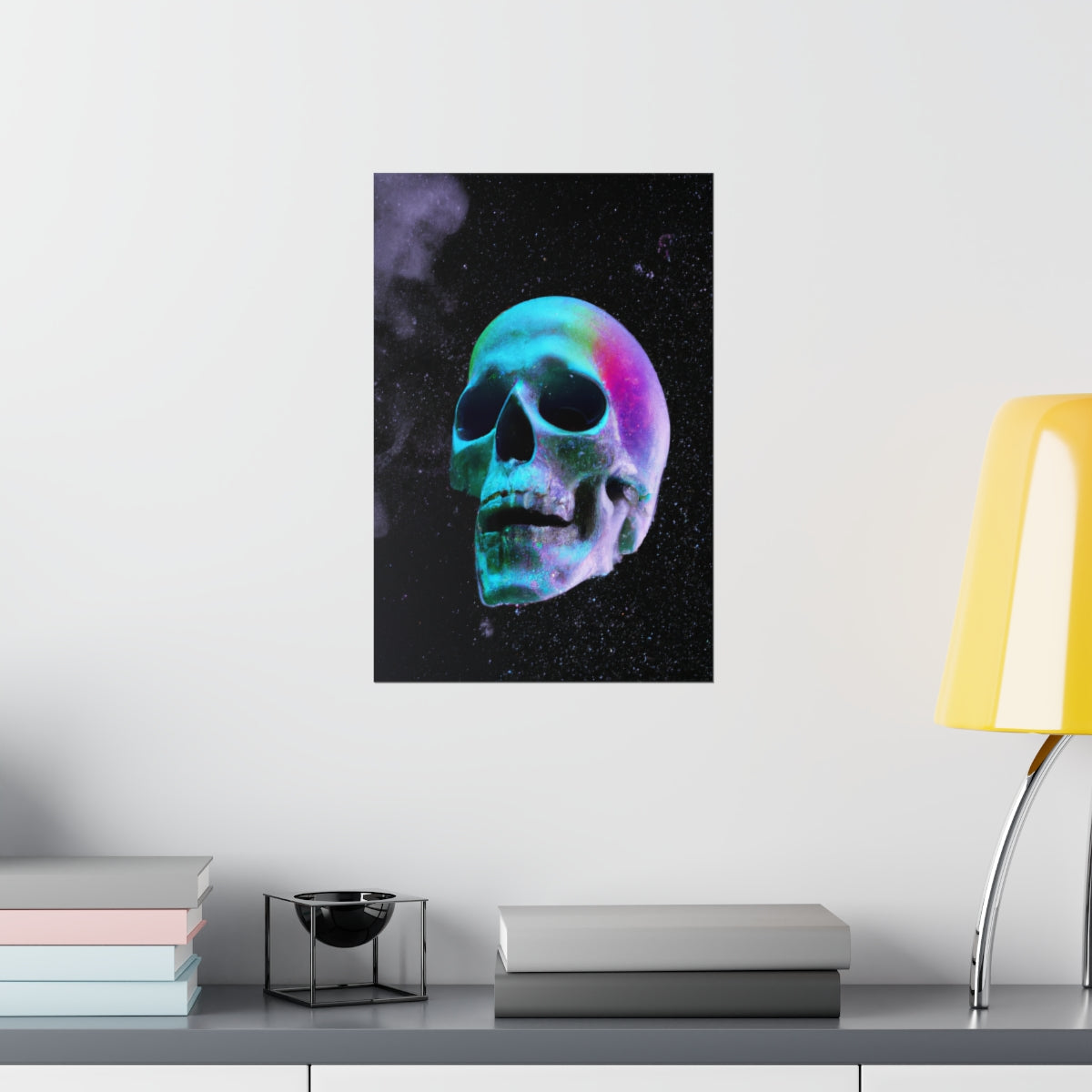 The Fabulous Space Skull Poster - etzart