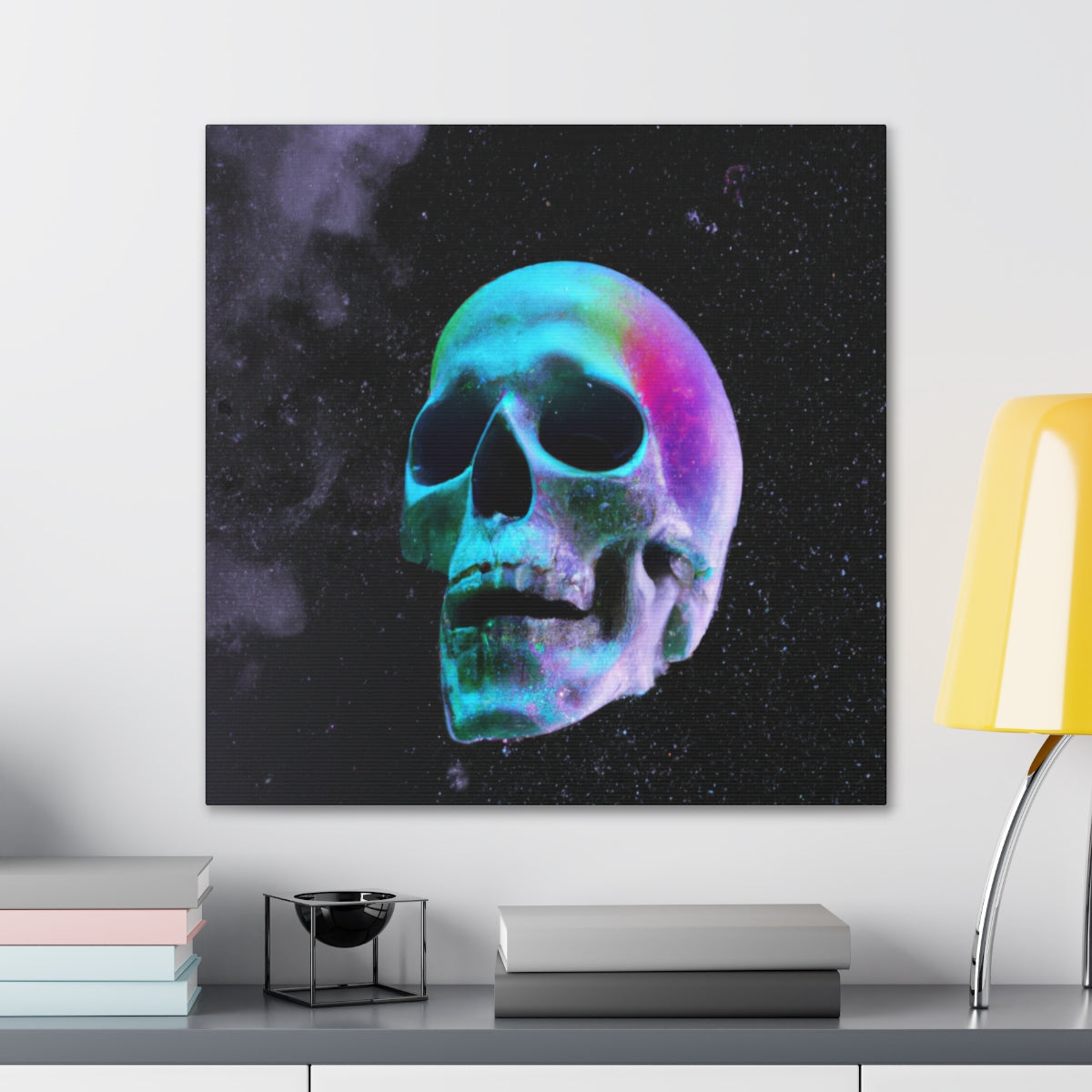 The Fabulous Space Skull Canvas - etzart