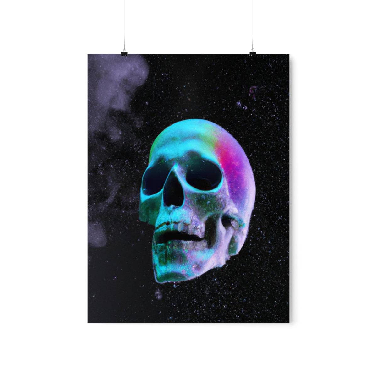 The Fabulous Space Skull Poster - etzart