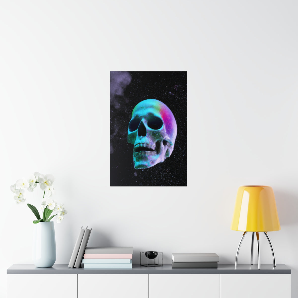 The Fabulous Space Skull Poster - etzart