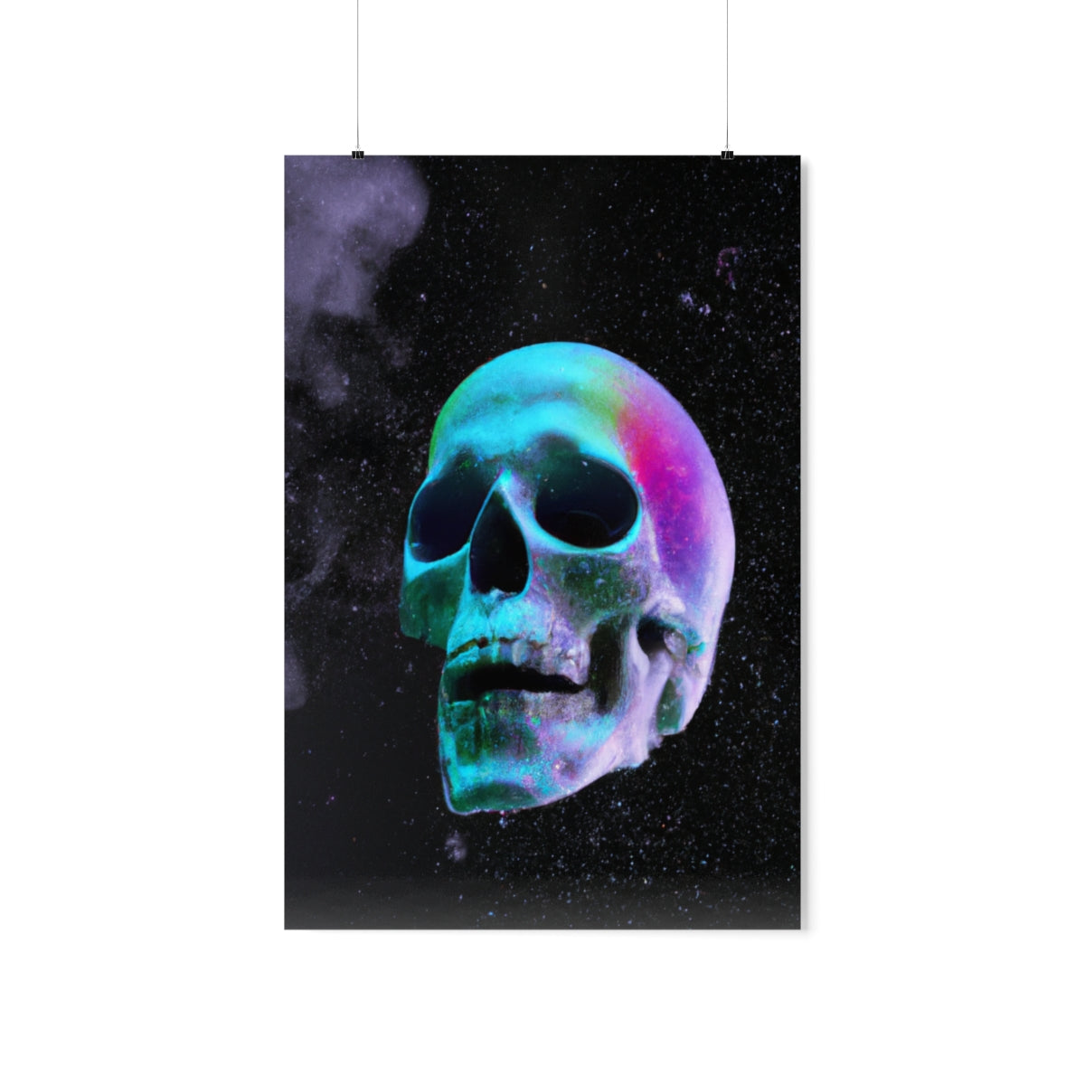 The Fabulous Space Skull Poster - etzart