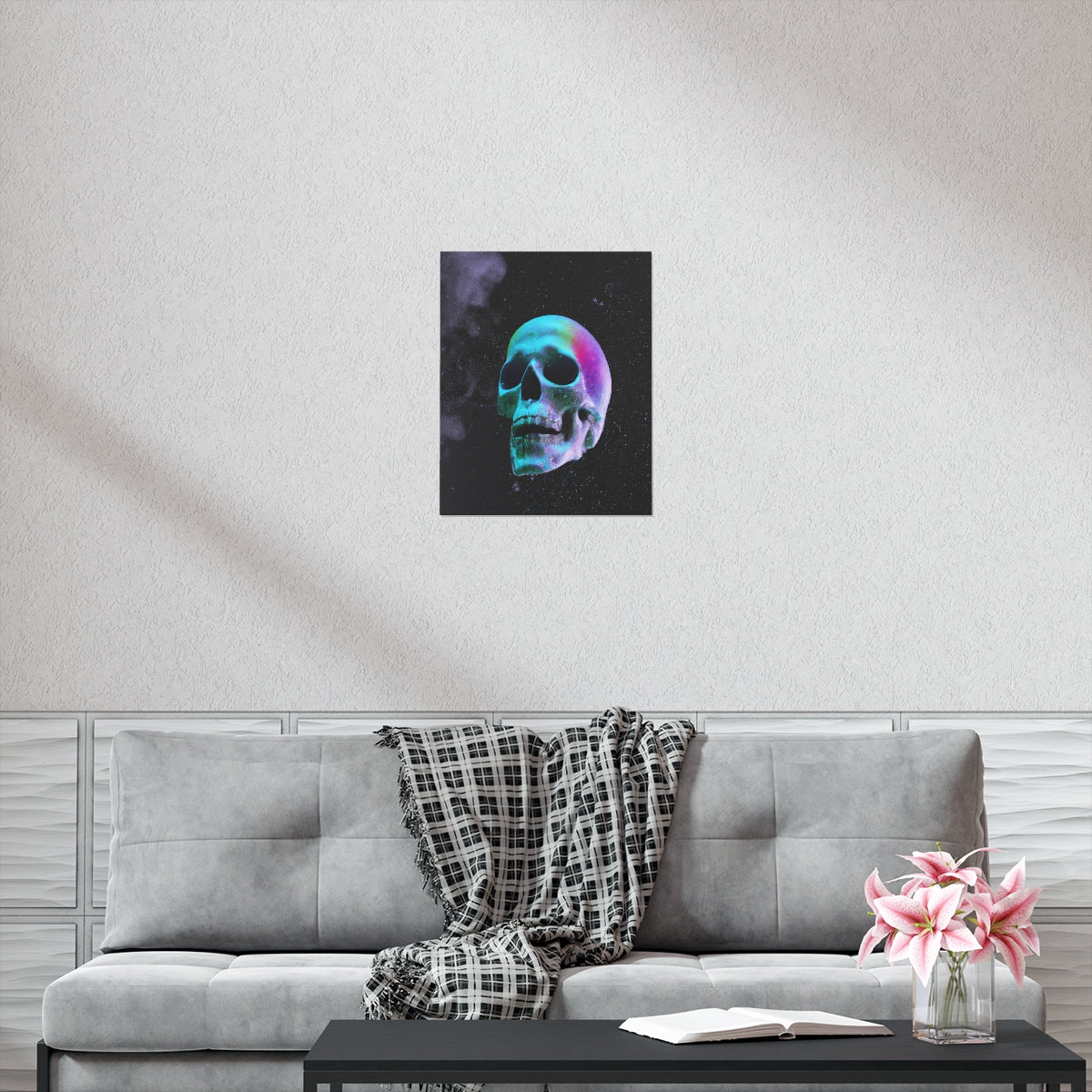 The Fabulous Space Skull Poster - etzart